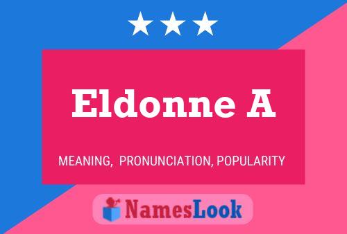 Affiche de nom Eldonne A