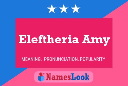 Affiche de nom Eleftheria Amy