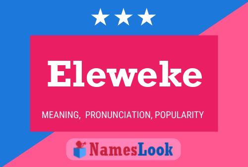 Affiche de nom Eleweke