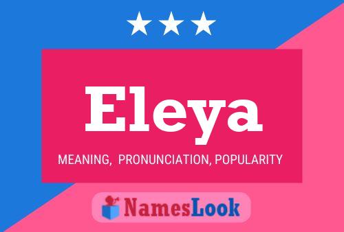 Affiche de nom Eleya