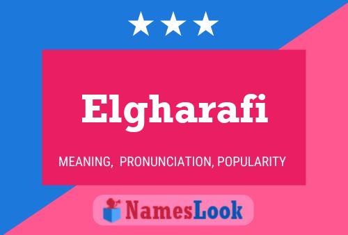 Affiche de nom Elgharafi