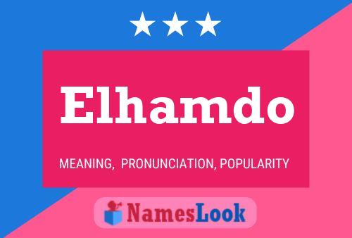 Affiche de nom Elhamdo