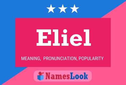 Affiche de nom Eliel