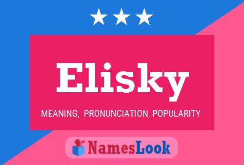 Affiche de nom Elisky