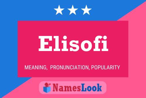 Affiche de nom Elisofi