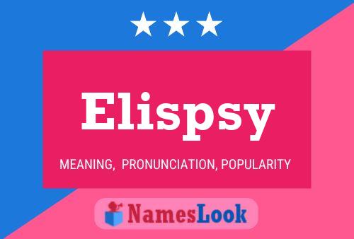 Affiche de nom Elispsy