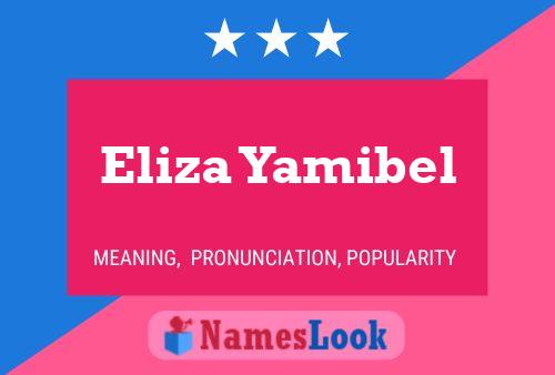 Affiche de nom Eliza Yamibel