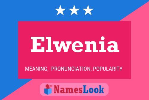 Affiche de nom Elwenia