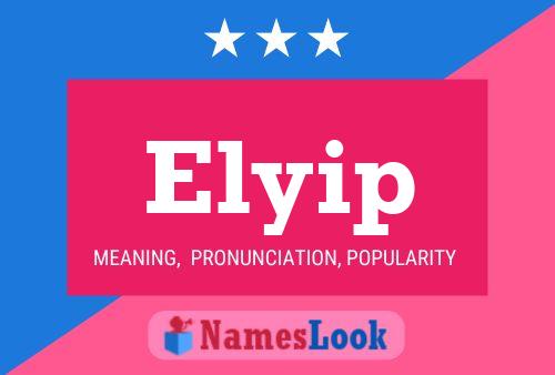 Affiche de nom Elyip