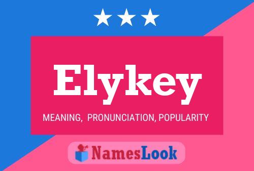 Affiche de nom Elykey