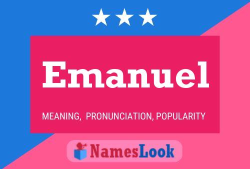 Affiche de nom Emanuel