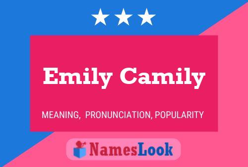 Affiche de nom Emily Camily