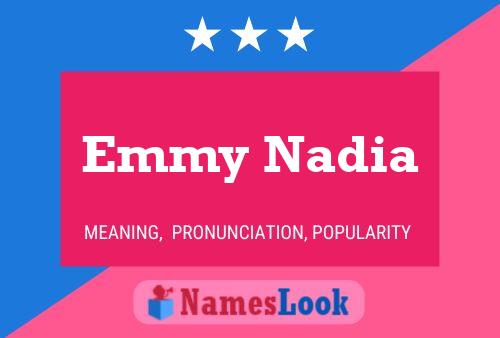 Affiche de nom Emmy Nadia