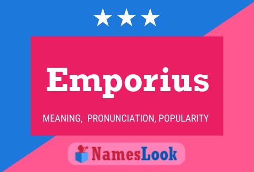 Affiche de nom Emporius