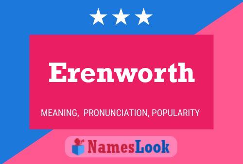 Affiche de nom Erenworth