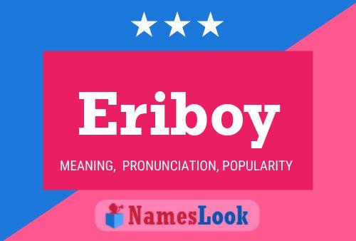 Affiche de nom Eriboy