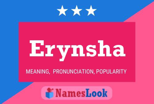 Affiche de nom Erynsha