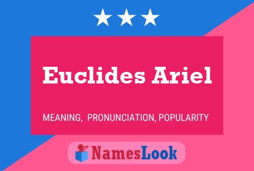 Affiche de nom Euclides Ariel