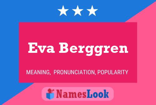 Affiche de nom Eva Berggren