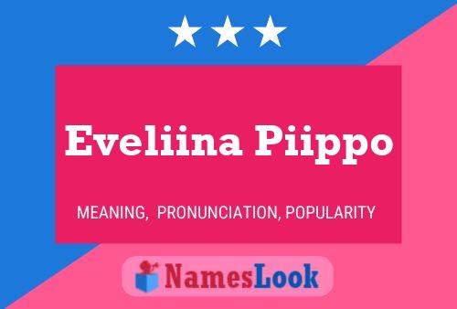 Affiche de nom Eveliina Piippo