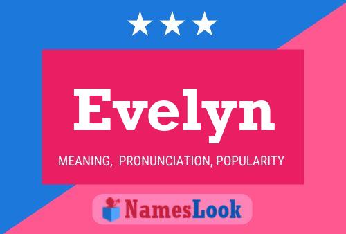 Affiche de nom Evelyn