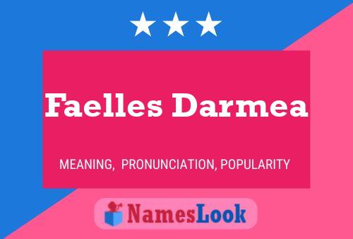 Affiche de nom Faelles Darmea