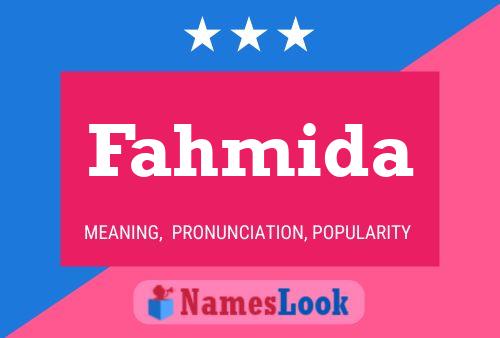 Affiche de nom Fahmida