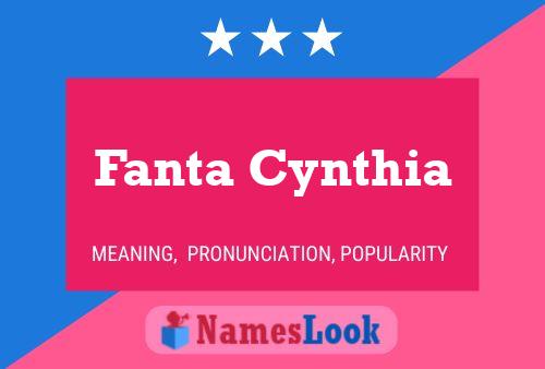 Affiche de nom Fanta Cynthia