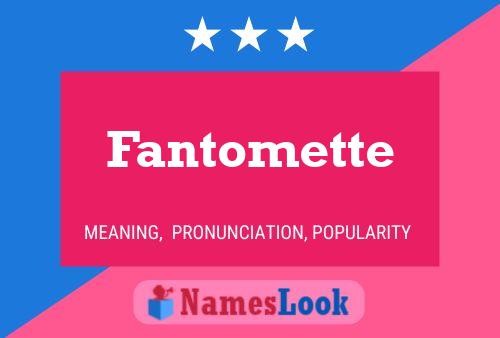 Affiche de nom Fantomette