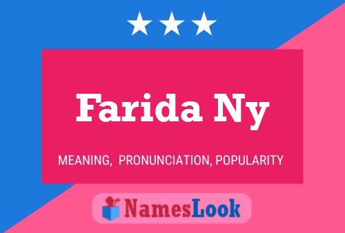 Affiche de nom Farida Ny