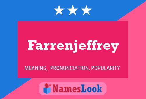 Affiche de nom Farrenjeffrey