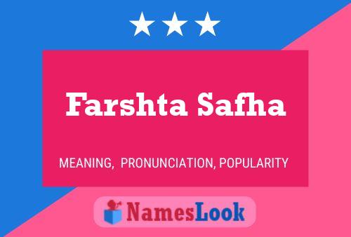 Affiche de nom Farshta Safha