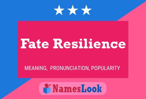 Affiche de nom Fate Resilience