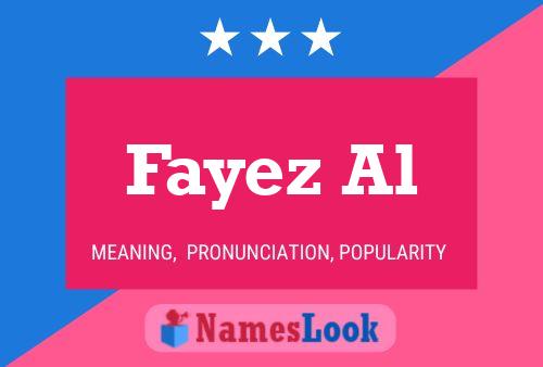 Affiche de nom Fayez Al