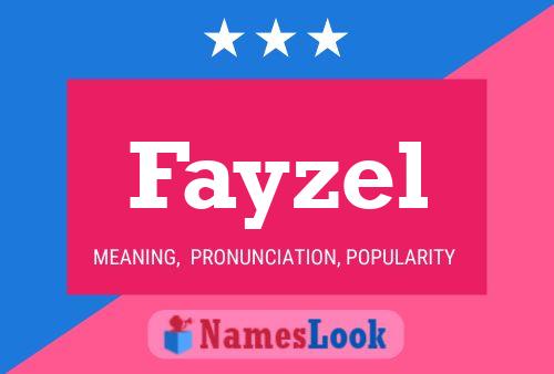 Affiche de nom Fayzel