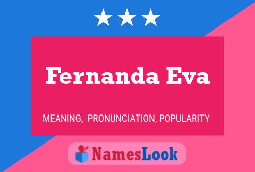 Affiche de nom Fernanda Eva