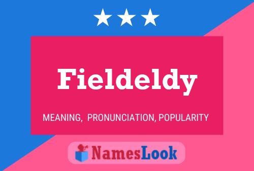 Affiche de nom Fieldeldy