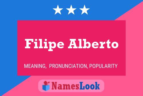 Affiche de nom Filipe Alberto