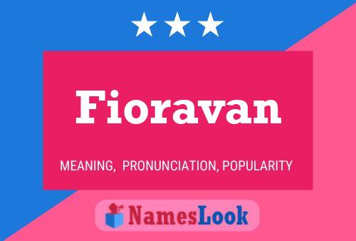 Affiche de nom Fioravan