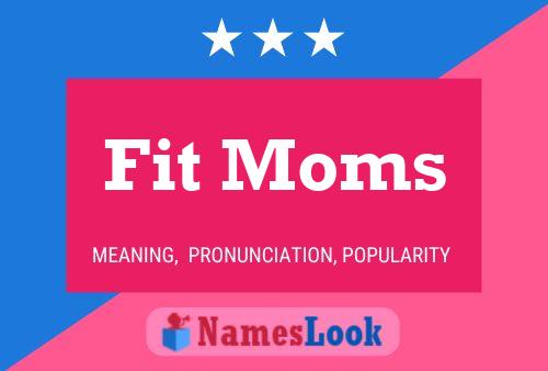 Affiche de nom Fit Moms