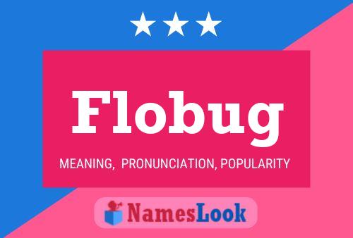 Affiche de nom Flobug