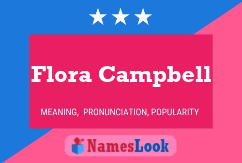 Affiche de nom Flora Campbell