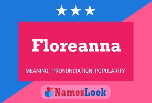 Affiche de nom Floreanna