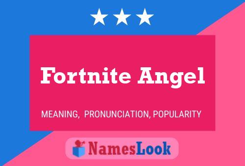 Affiche de nom Fortnite Angel