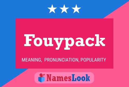 Affiche de nom Fouypack