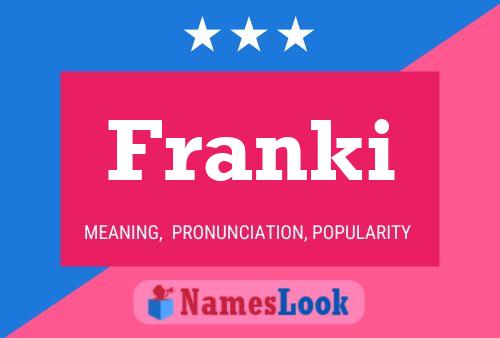 Affiche de nom Franki