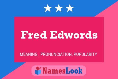 Affiche de nom Fred Edwords