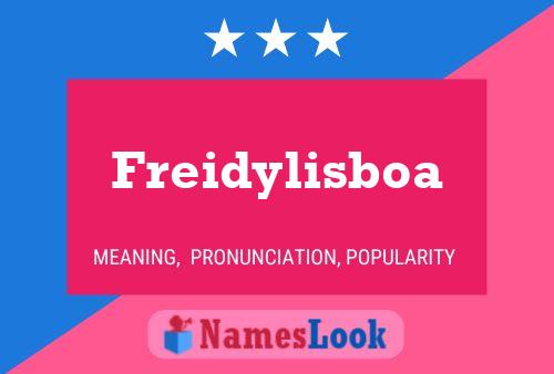 Affiche de nom Freidylisboa