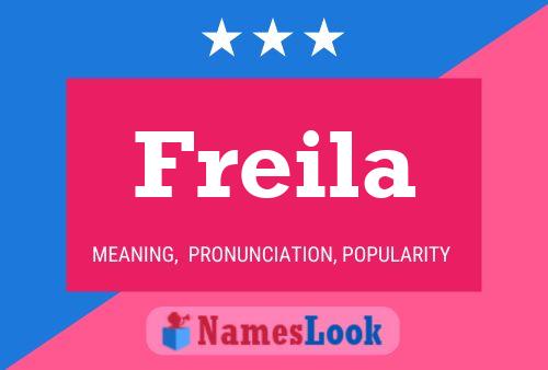 Affiche de nom Freila