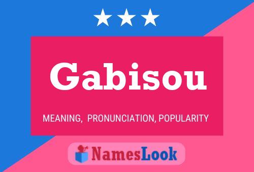 Affiche de nom Gabisou